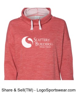 Slattery Builders Women's Fleece Cowlneck Design Zoom
